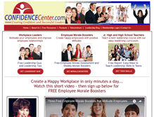 Tablet Screenshot of confidencecenter.com